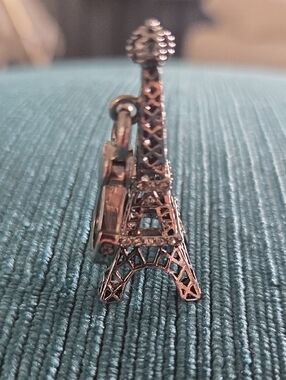 ​Vintage Juicy Couture Silver Pavé Eiffel Tower Charm - Y2K Retired